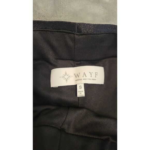 WAYF Black Sequin High Waist Pull On Logan Leggings Pants - Picture 3 of 3